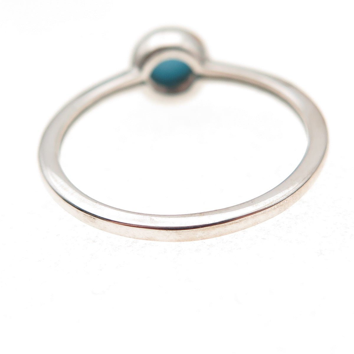 Chuck Clemency 925 Sterling Silver Real Sleeping Beauty Turquoise Ring Size 8