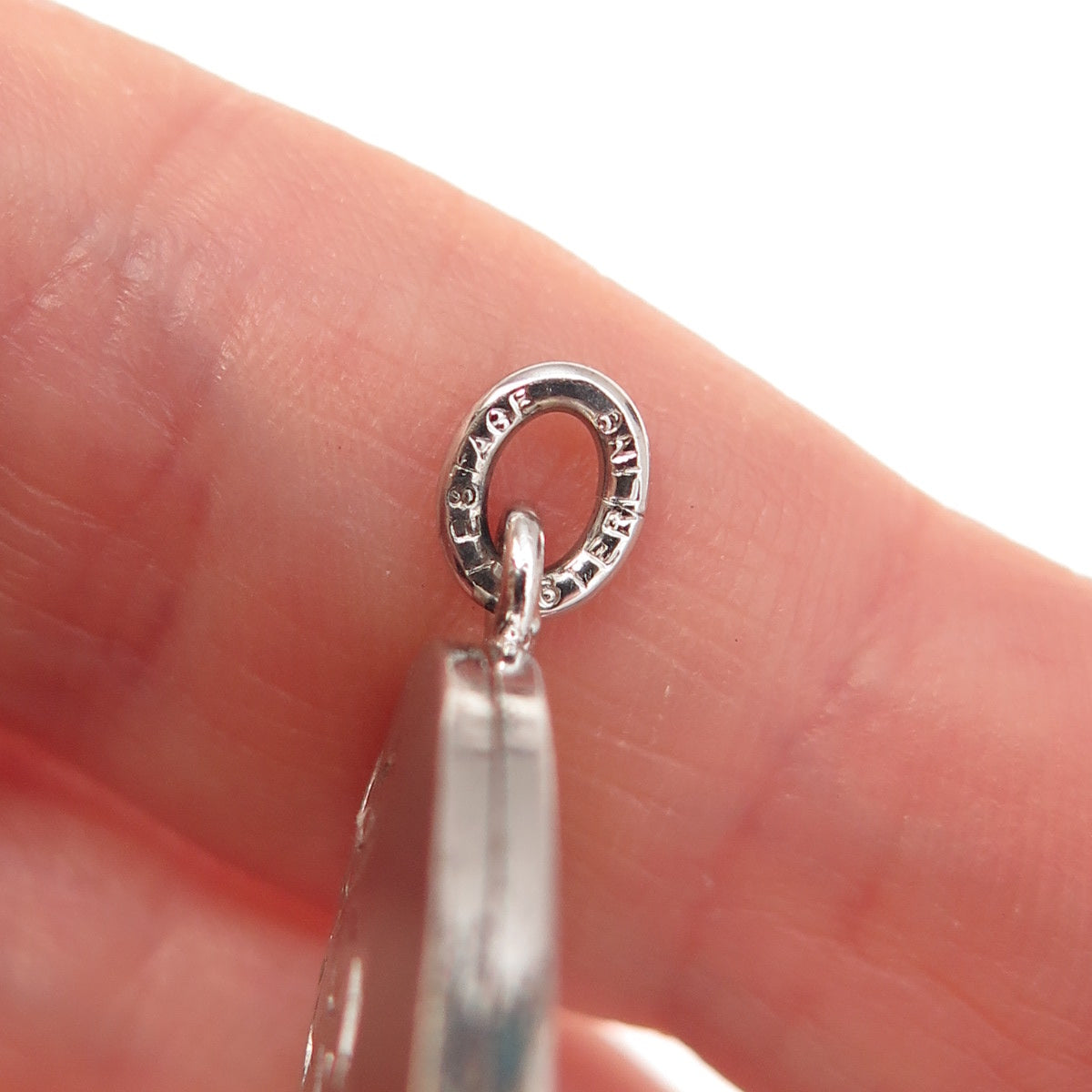 LeStage 925 Sterling Silver Vintage Engraved Floral Locket Pendant