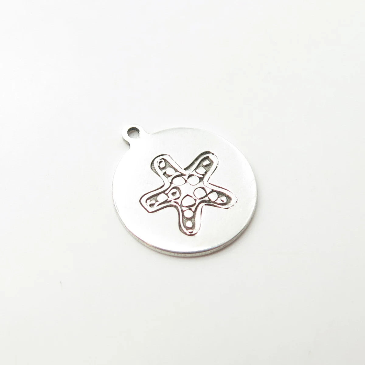 925 Sterling Silver USA Two In Town Starfish Charm Pendant