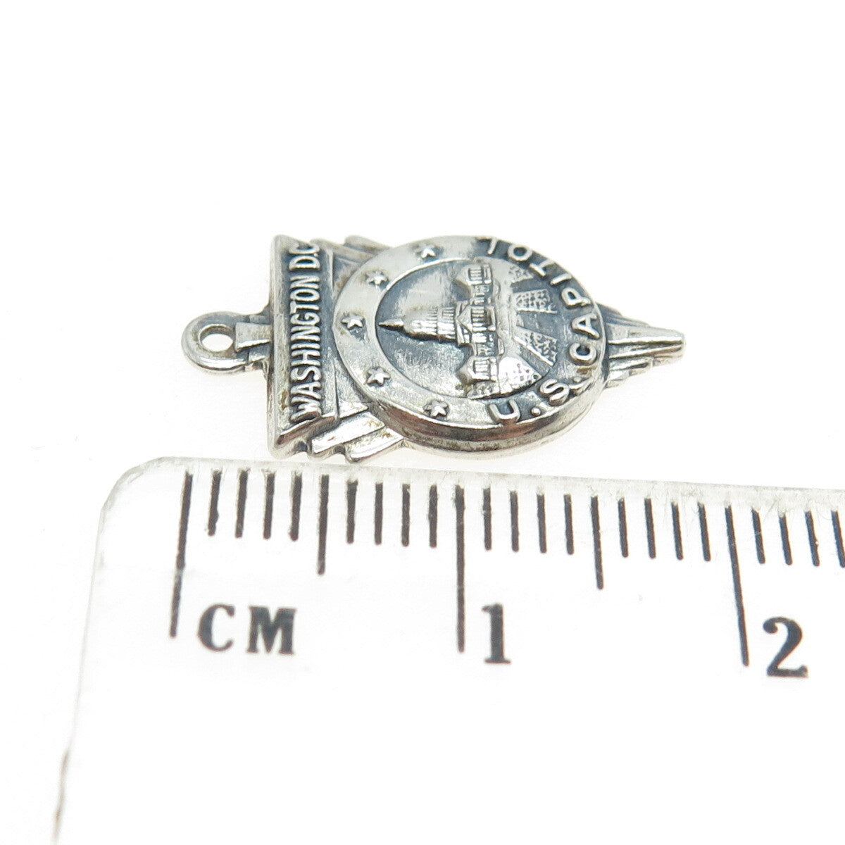 BATES & KLINKE 925 Sterling Silver Vintage US Capitol Washington DC Pendant