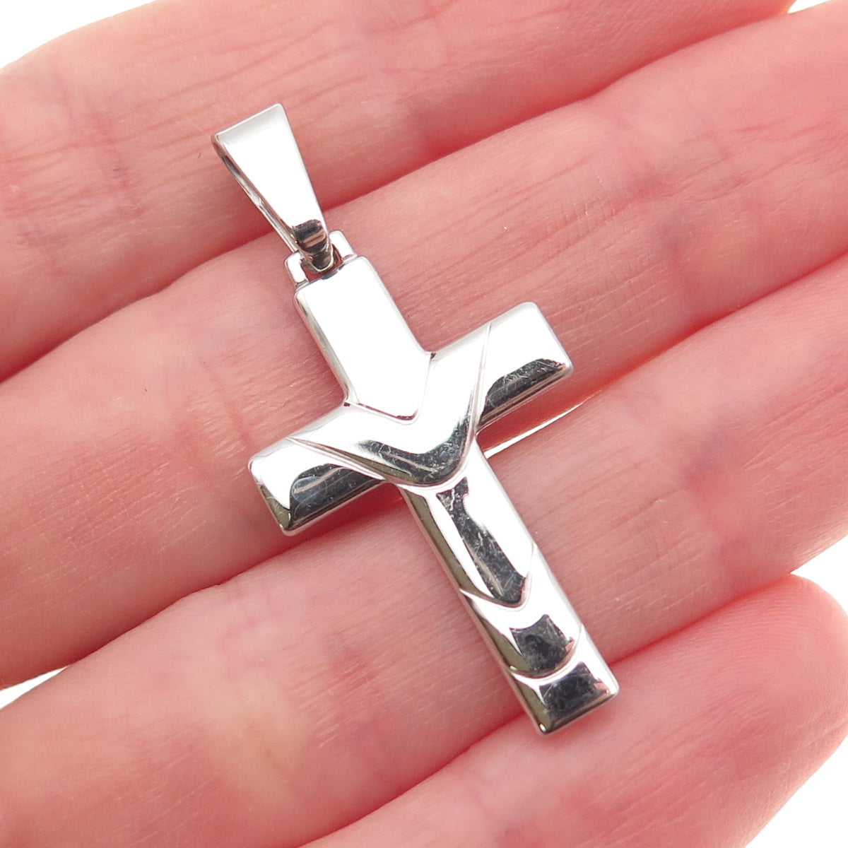 925 Sterling Silver Cross Religious Charm Pendant