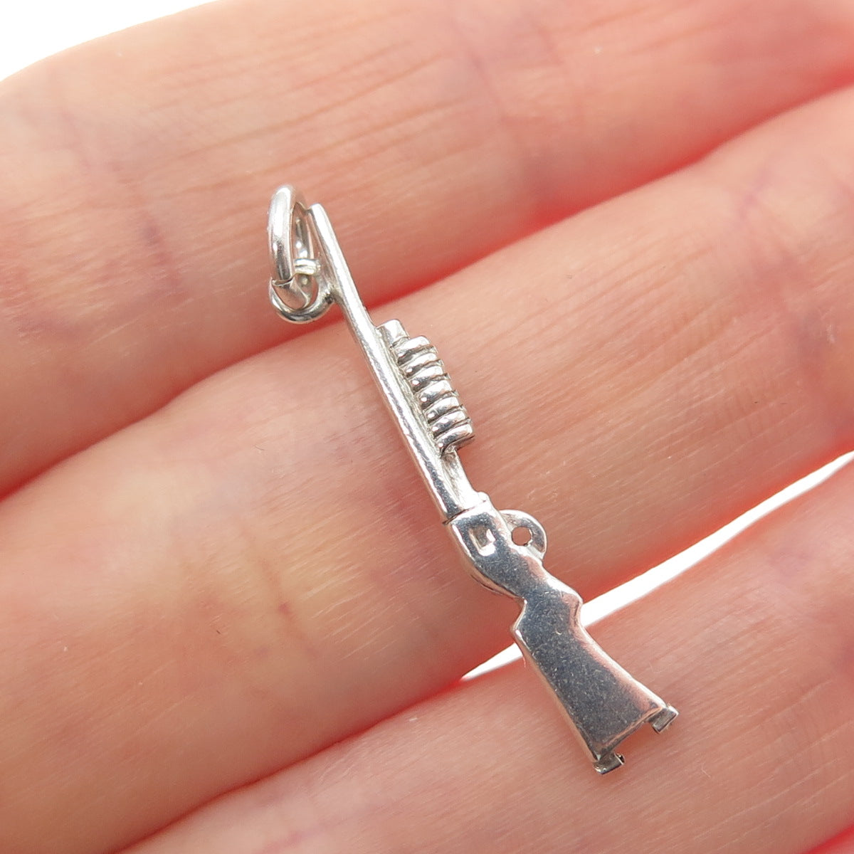 925 Sterling Silver Vintage Marry Her Weapon Charm Pendant