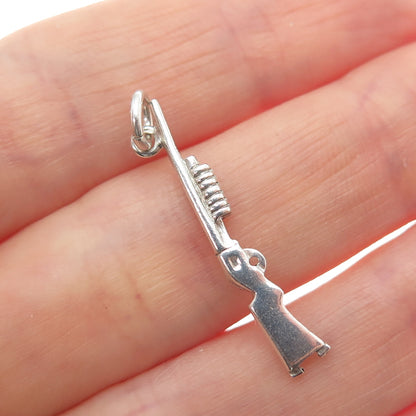 925 Sterling Silver Vintage Marry Her Weapon Charm Pendant