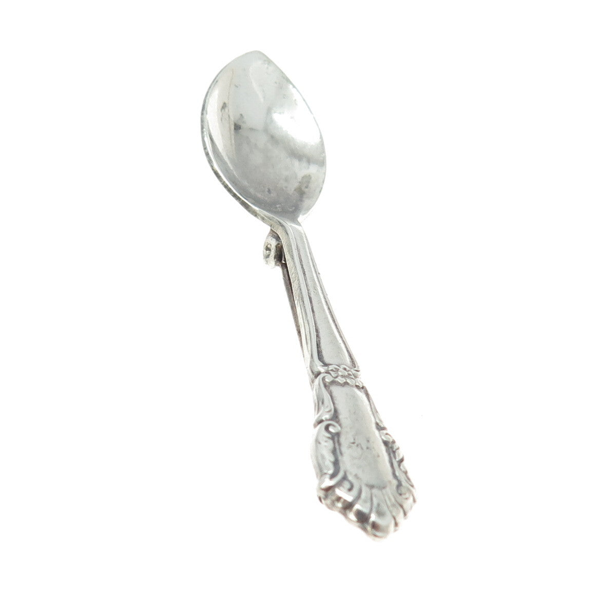 INTERNATIONAL SILVER Sterling Antique Art Deco Salt & Spices Spoon Pin Brooch