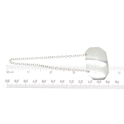 925 Sterling Silver Antique Art Deco Sherry Bottle Tag