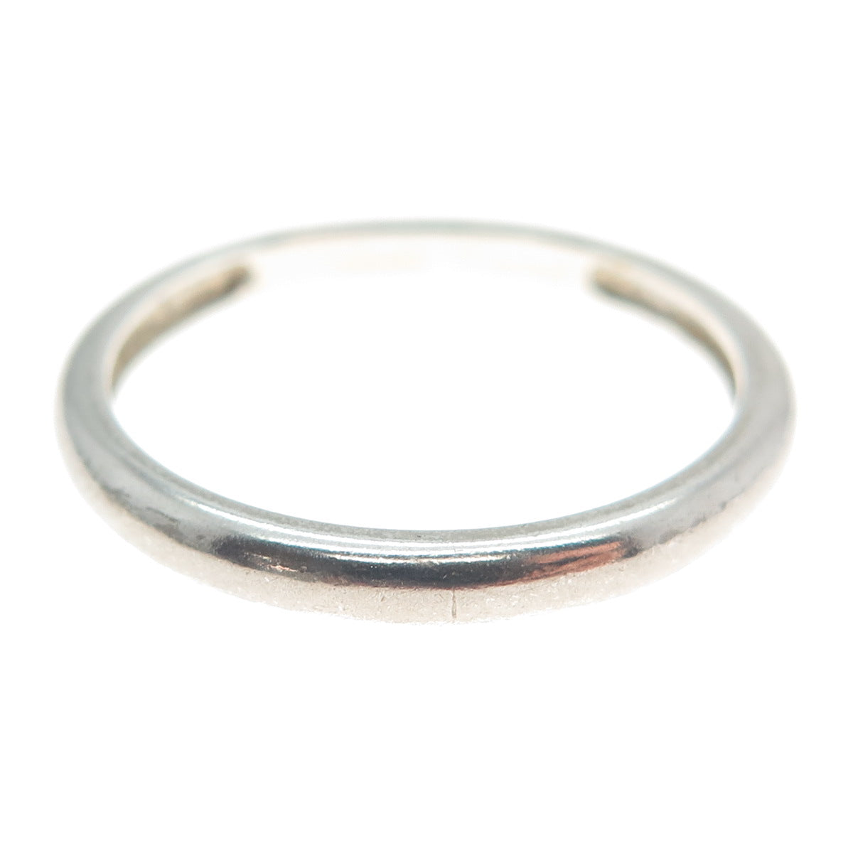 925 Sterling Silver Vintage UTC Classic Wedding Band Ring Size 10.25