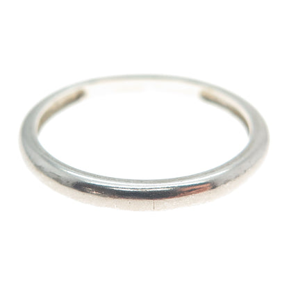 925 Sterling Silver Vintage UTC Classic Wedding Band Ring Size 10.25