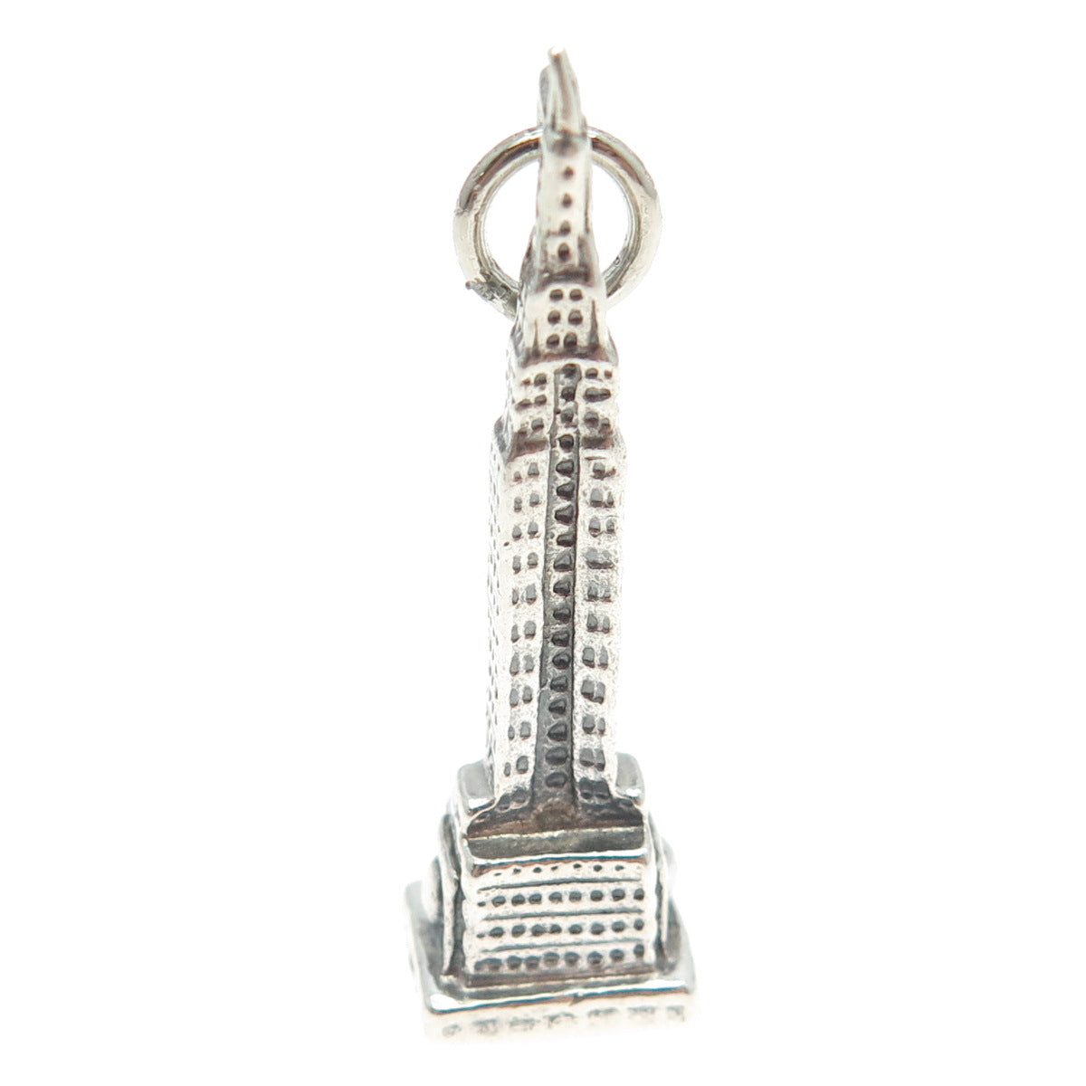 DANECRAFT 925 Sterling Silver Vintage Empire State Building Pendant