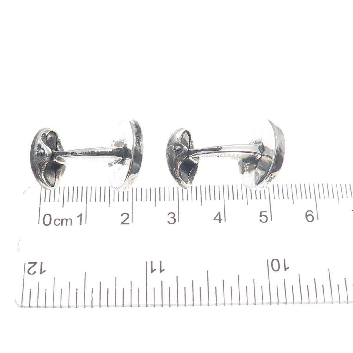 RALPH LAUREN 925 Sterling Silver Antique Birmingham "JSJ" Signet Cufflinks