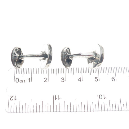 RALPH LAUREN 925 Sterling Silver Antique Birmingham "JSJ" Signet Cufflinks