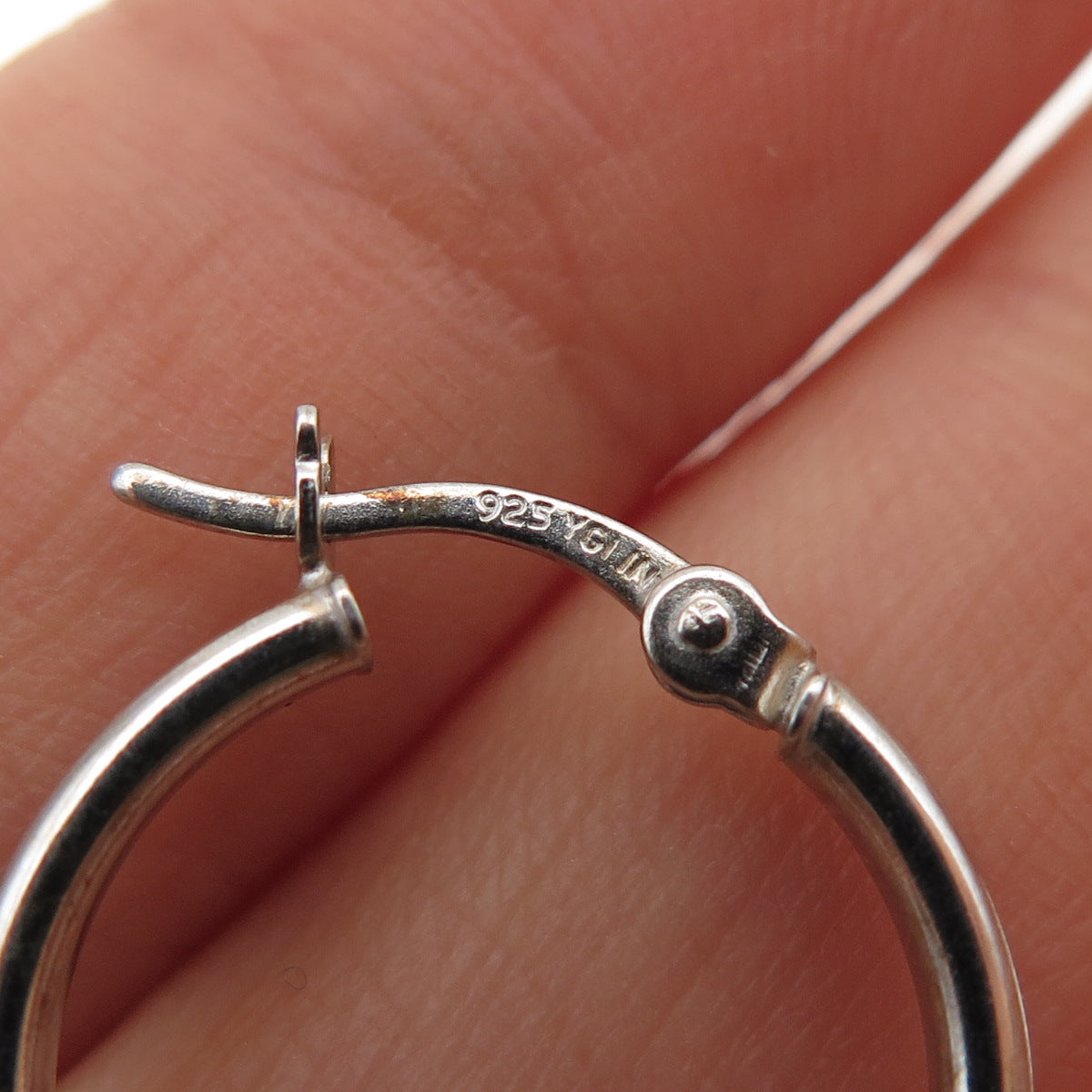 925 Sterling Silver Hoop Earrings