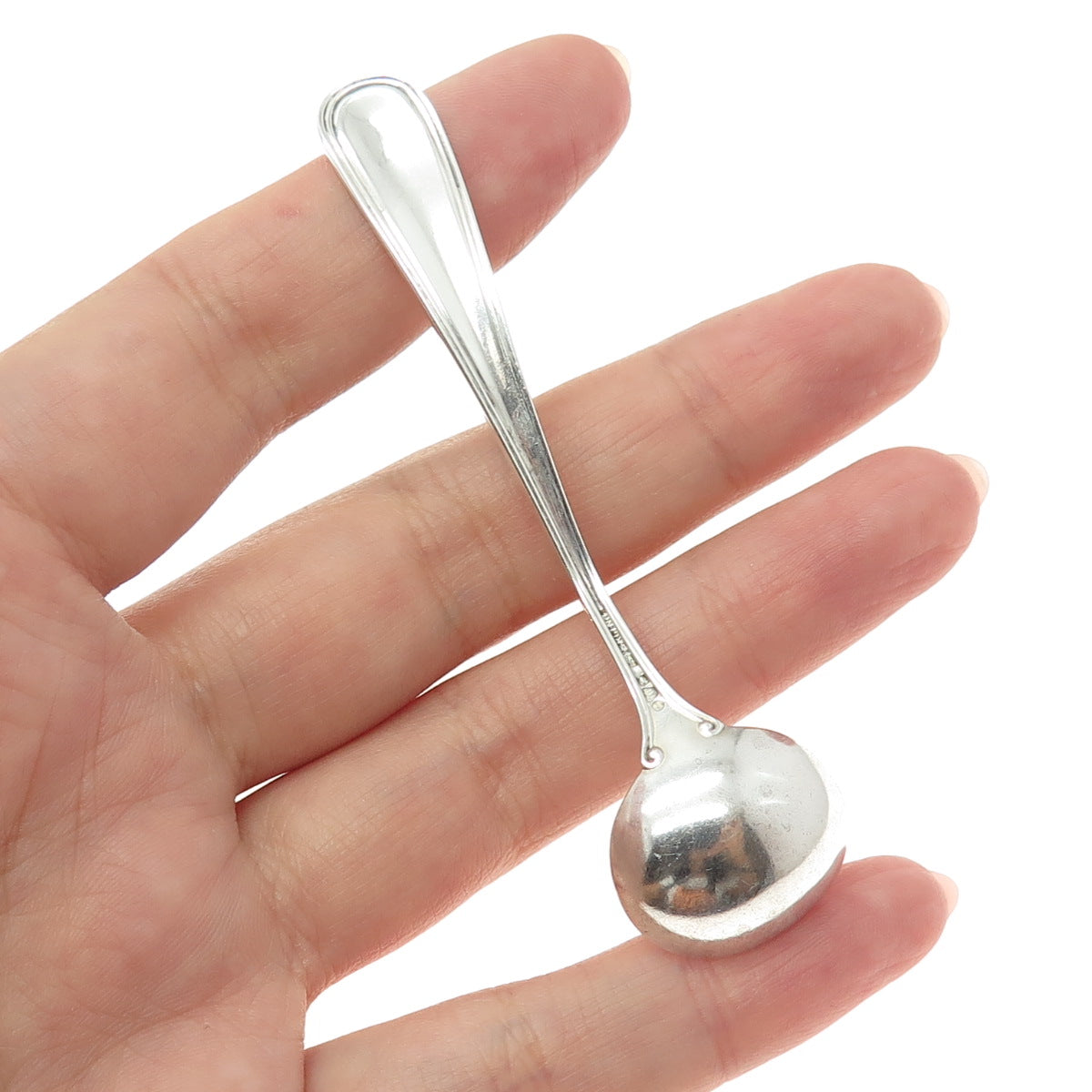 WATSON 925 Sterling Silver Antique 1908 Commonwealth Salt & Spices Spoon