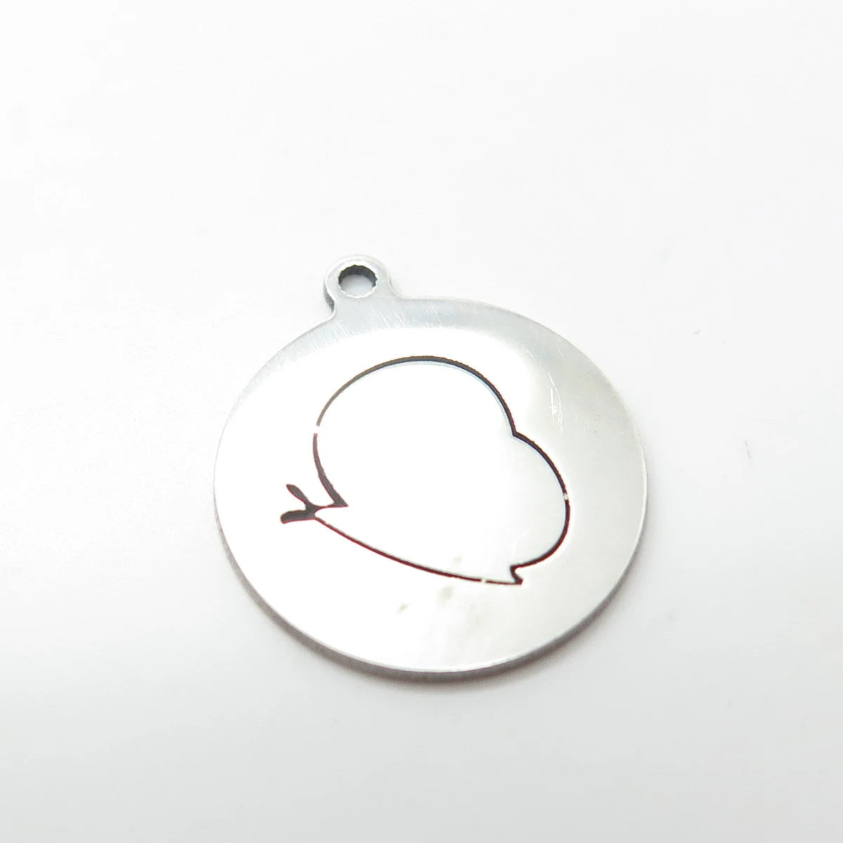 925 Sterling Silver USA Two In Town Snail Charm Pendant