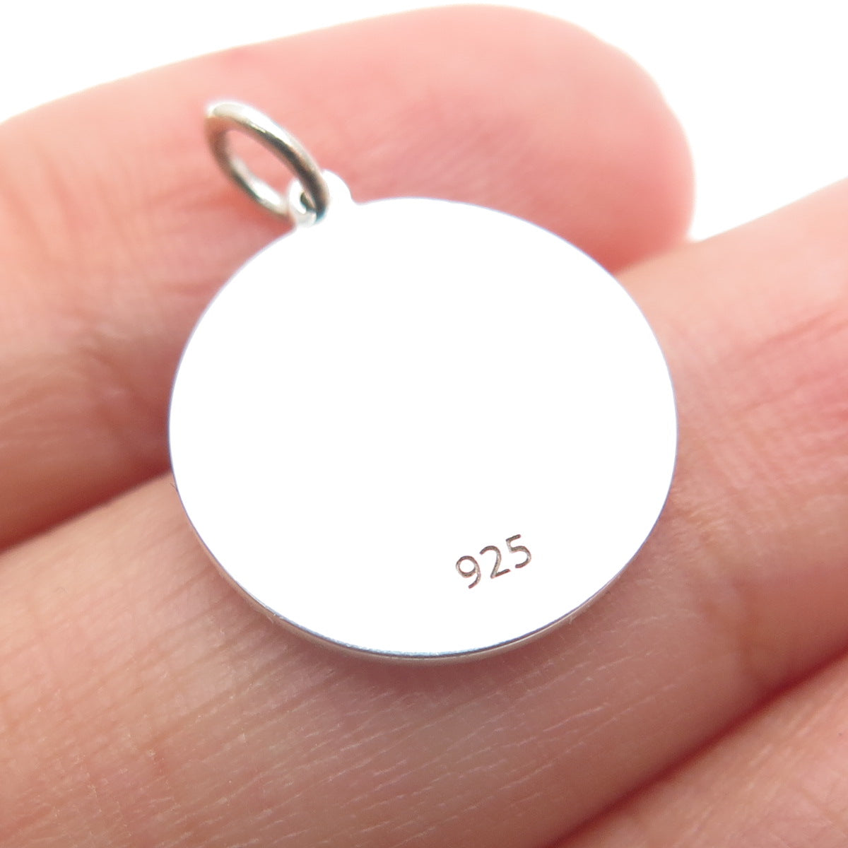 925 Sterling Silver Purple Enamel Cat & Dog Friendship Minimalist Charm Pendant