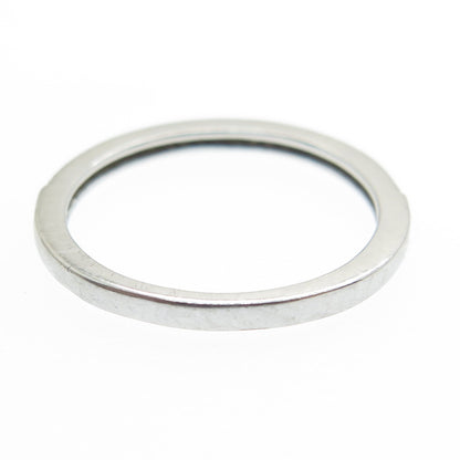 COLIBRI 925 Sterling Silver Round-Cut C Z Half Eternity Band Ring Size 6.25