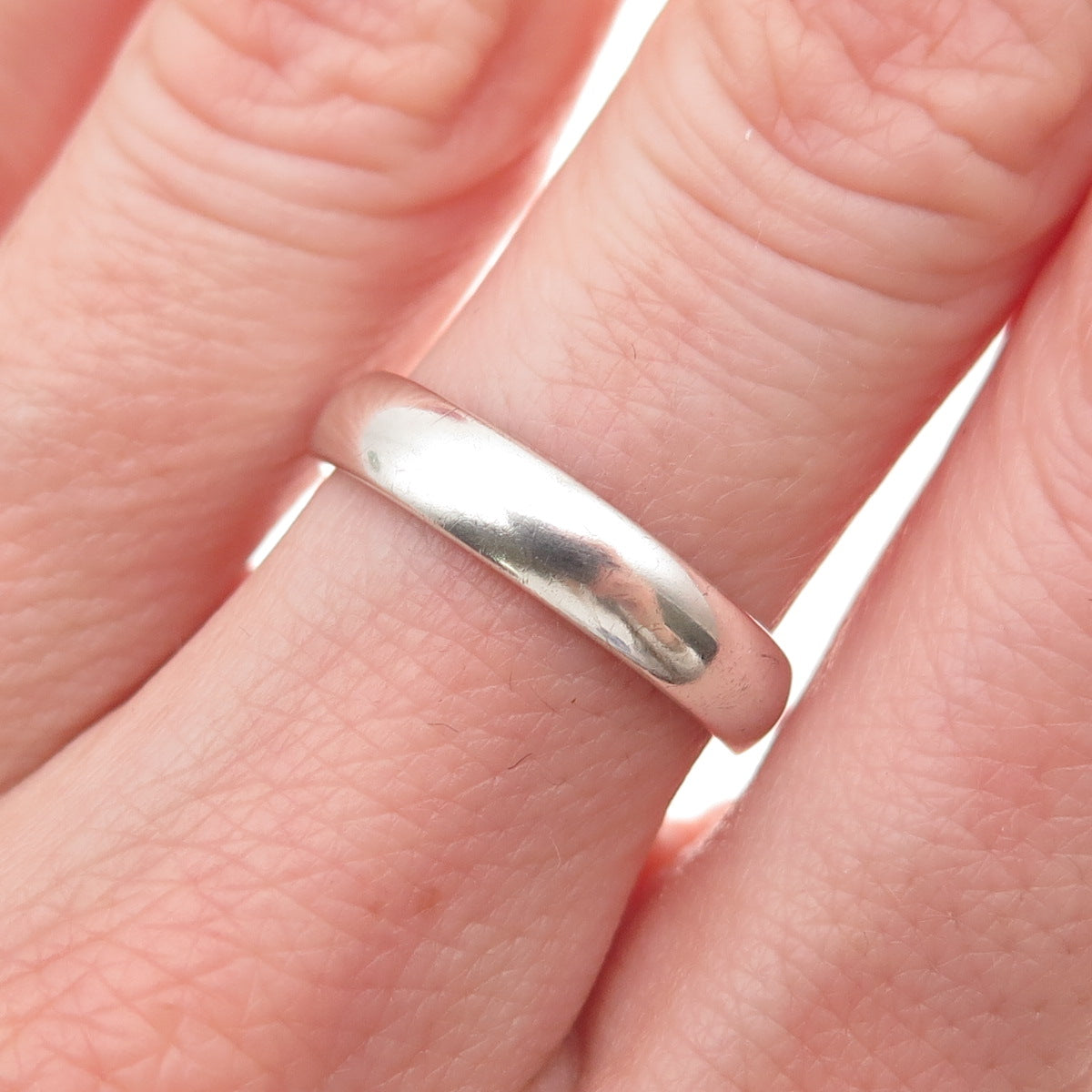 James Avery 925 Sterling Silver Vintage Classic Wedding Band Ring Size 6.5