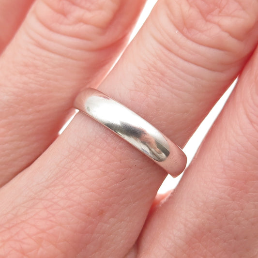 James Avery 925 Sterling Silver Vintage Classic Wedding Band Ring Size 6.5