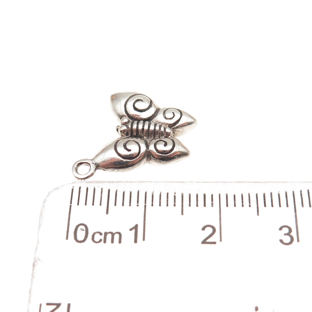925 Sterling Silver Vintage Butterfly Mini Charm Pendant
