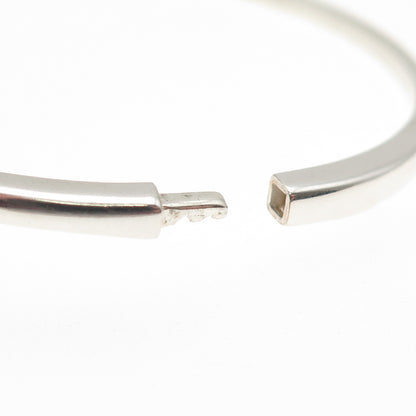 Pandora 925 Sterling Silver Wishbone Bangle Bracelet 6.75"