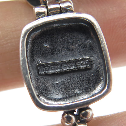 SX SALLY C 925 Sterling Silver Vintage Ornate Oxidized Pendant