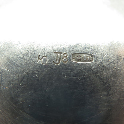 Tallinn Jewelry Factory 875 Silver Antique Estonian Oxidized Saltcellar
