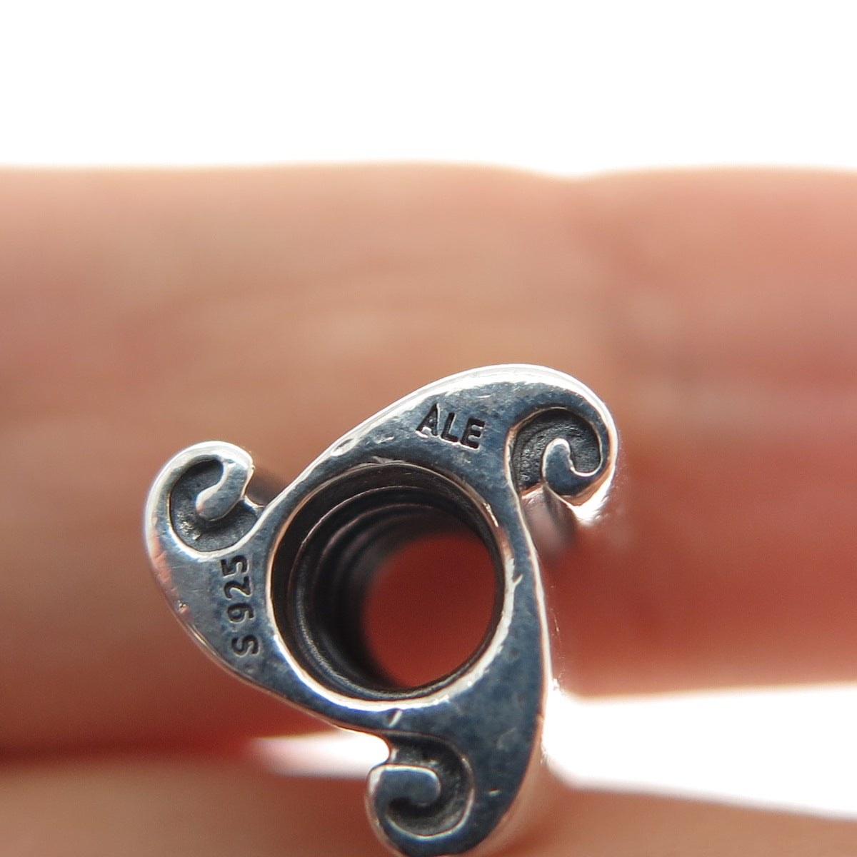PANDORA 925 Sterling Silver Best Friends Celtic Triskelion Slide Bead Charm