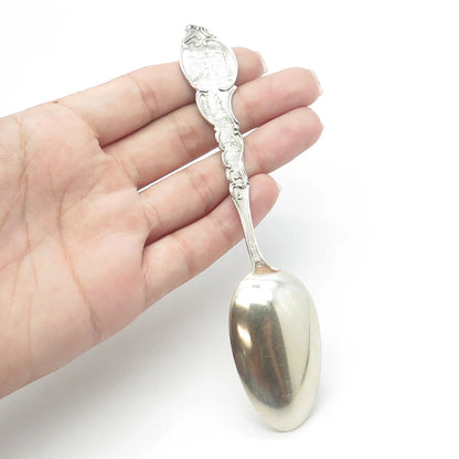 925 Sterling Silver Antique Art Deco George L. Vose NY States & Cities Spoon