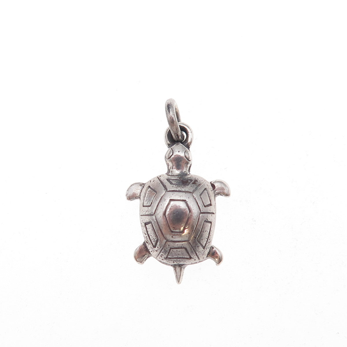 Georg Jensen 925S Sterling Silver Vintage Denmark Turtle Good Luck Charm Pendant