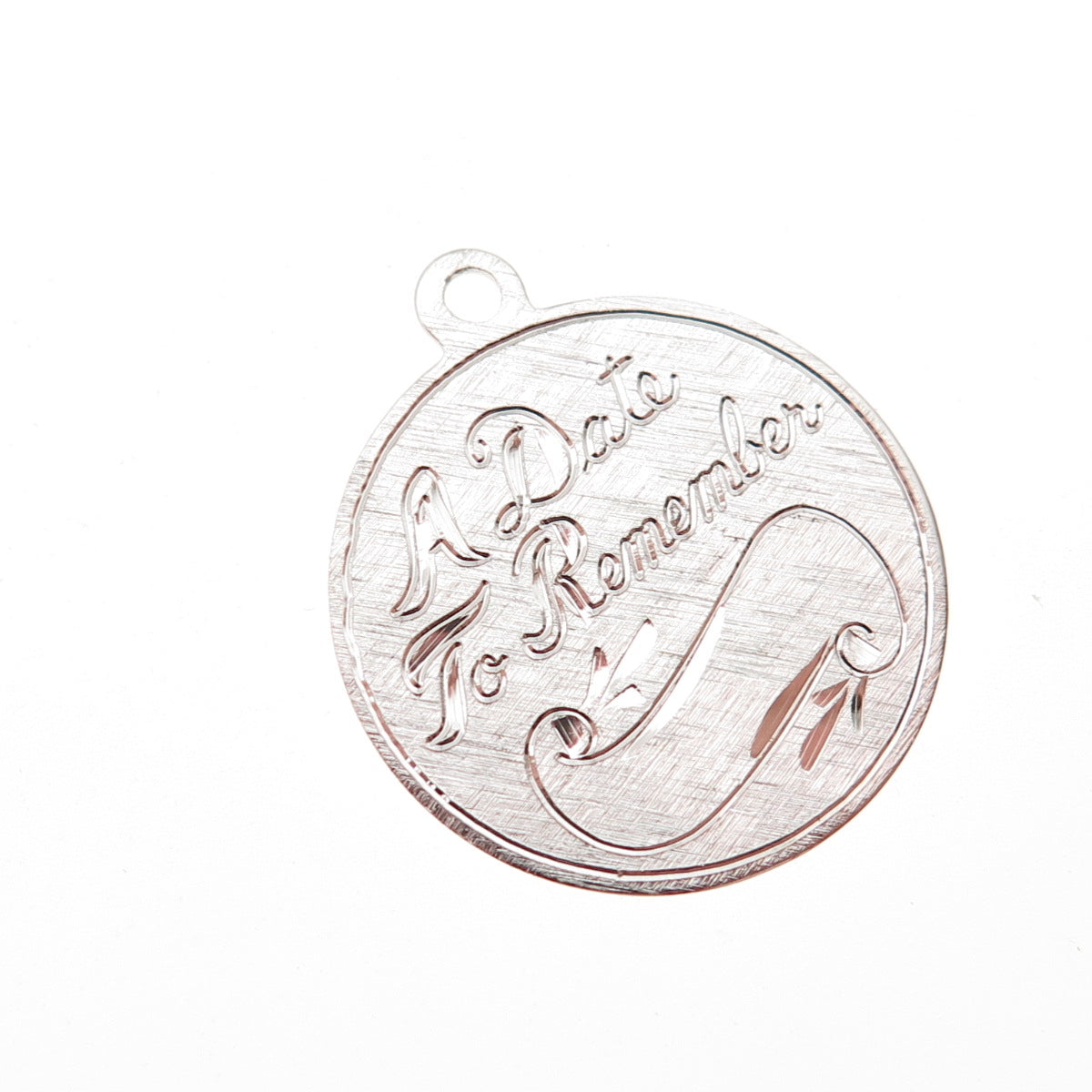 Griffith & Sons 925 Sterling Silver Vintage A Date To Remember Charm Pendant