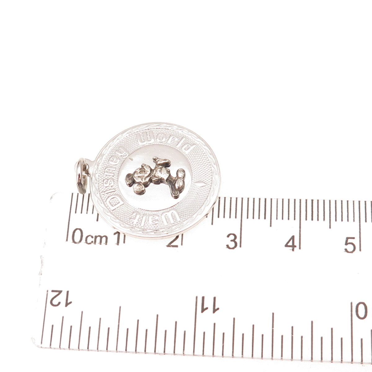 Walt Disney World 925 Sterling Silver Vintage Mickey Mouse Charm Pendant