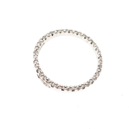 925 Sterling Silver Real Round-Cut Diamond Circle of Life Slide Charm Pendant