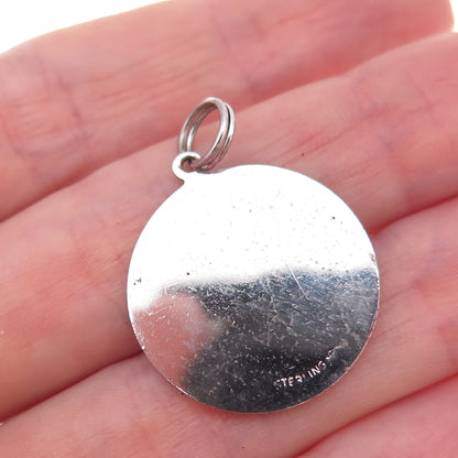 Griffith & Sons 925 Sterling Silver Vintage Enamel Finally 20 Charm Pendant