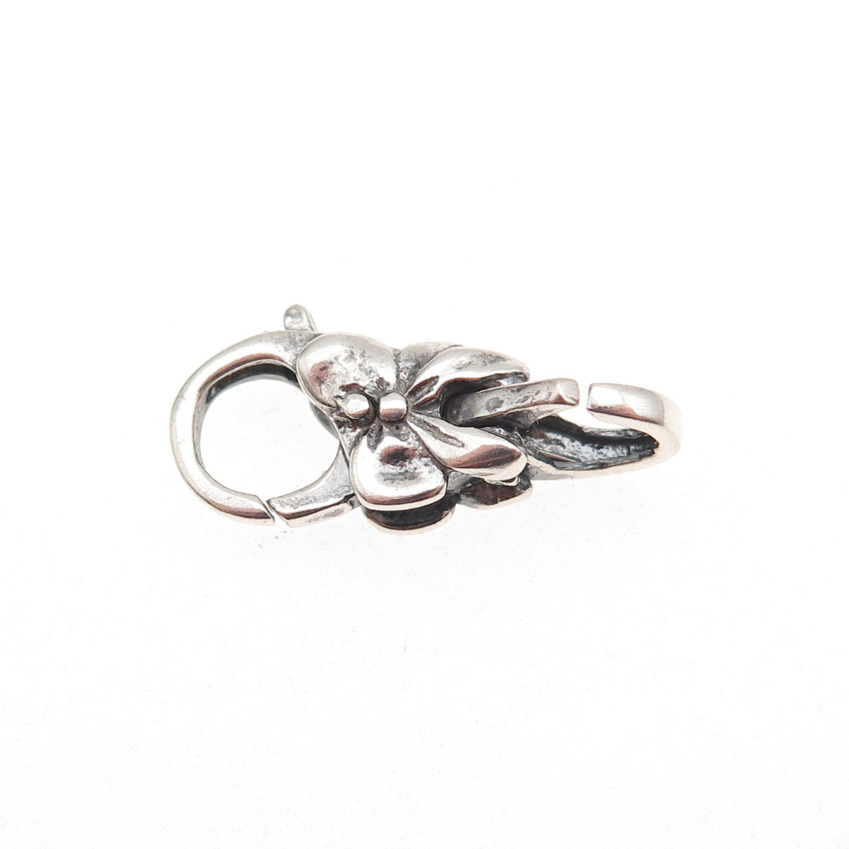 925 Sterling Silver Bowknot Bow Knot Lobster Clasp Bracelet Connector