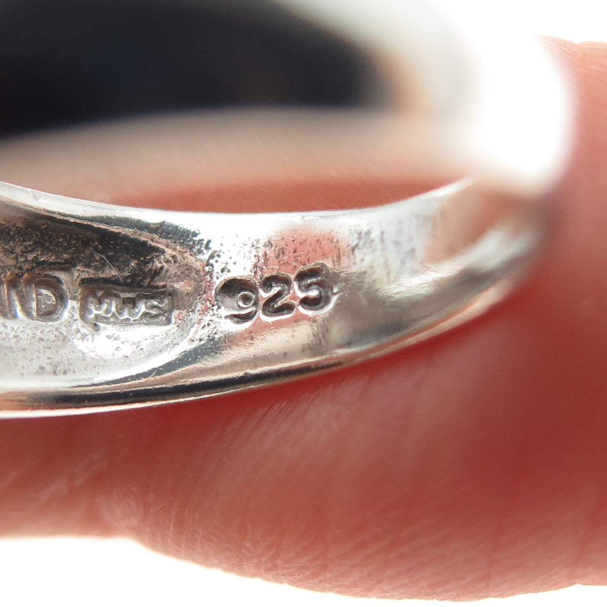 MWS Mark Wasserman Samara Sterling Silver Vintage Woven Oxidized Ring Size 6.25