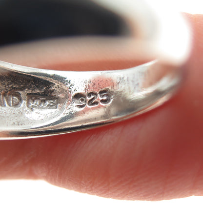 MWS Mark Wasserman Samara Sterling Silver Vintage Woven Oxidized Ring Size 6.25