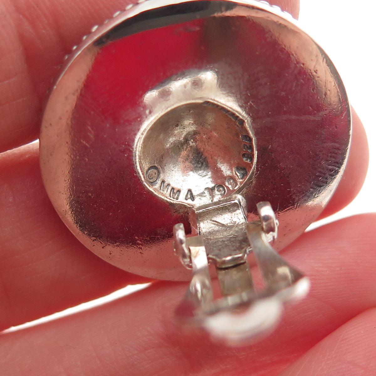 MMA Metropolitan Museum of Art 925 Sterling Vintage 1994 Lion Clip On Earrings