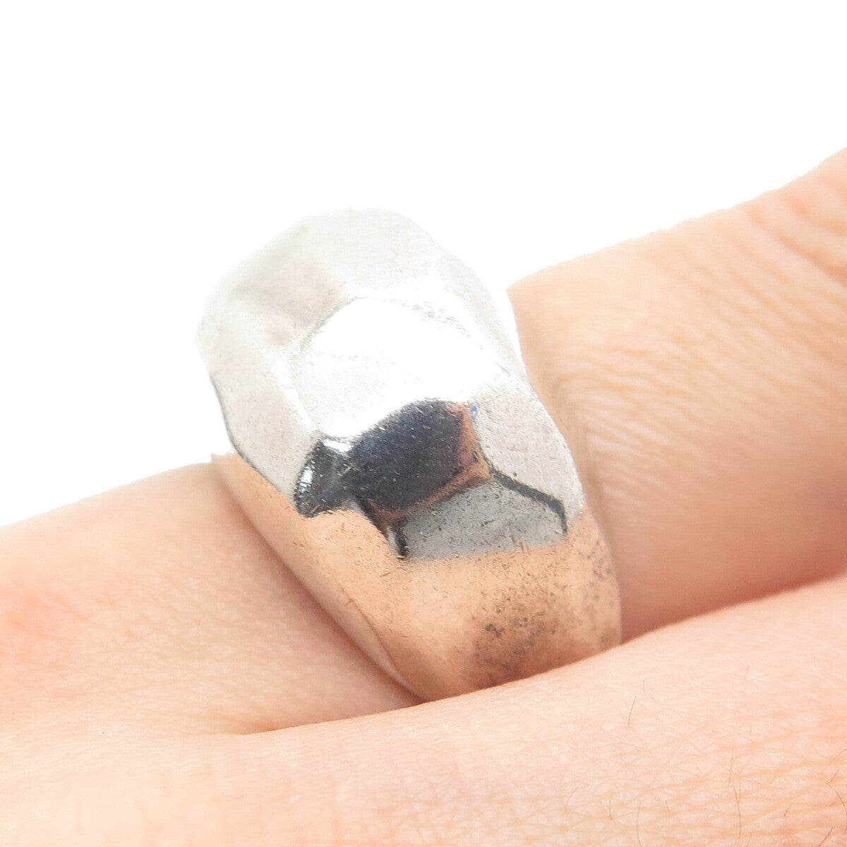 SILPADA 925 Sterling Silver Vintage Hammered Dome Ring Size 7.25