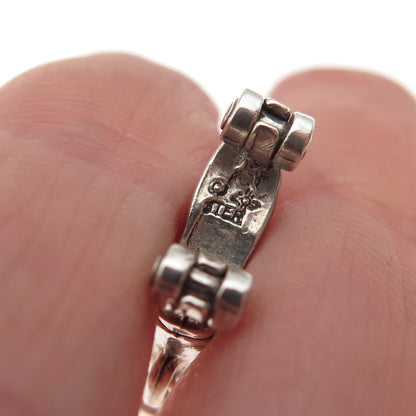 Sunwest 925 Sterling Silver Vintage Roller Skates 3D Mini Charm Pendant