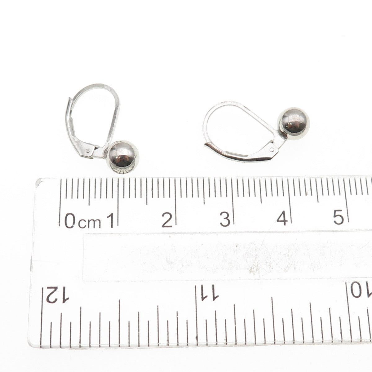 925 Sterling Silver Ball Drop Earrings