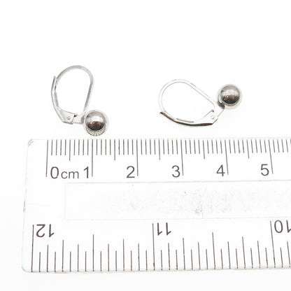 925 Sterling Silver Ball Drop Earrings