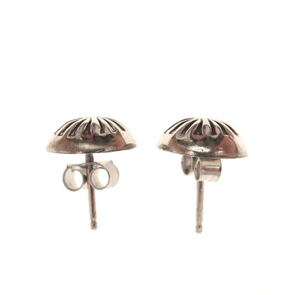 Old Pawn 925 Sterling Silver Vintage Southwestern Concho Tribal Stud Earrings