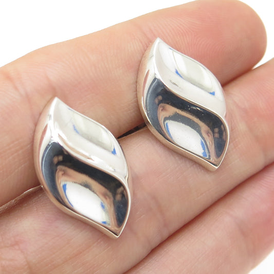 TAGE HANSENS GULDSMEDIE 925 Sterling Silver Vintage Denmark Modernist Cufflinks