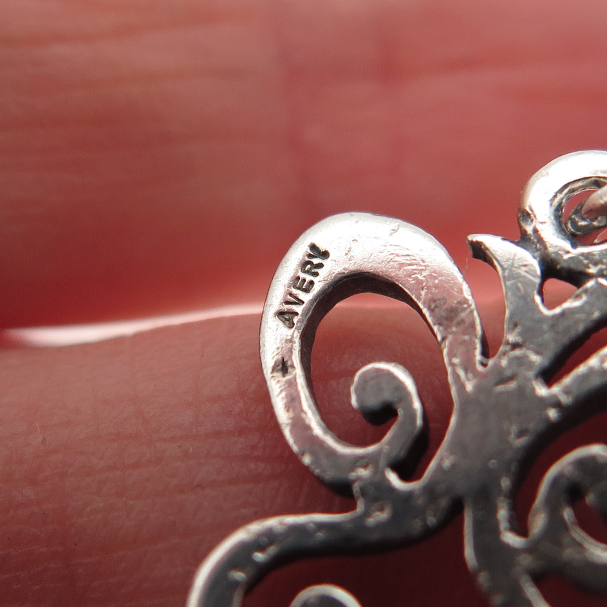 JAMES AVERY 925 Sterling Silver Vintage Butterfly Mini Charm Pendant