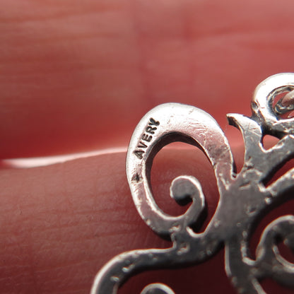 JAMES AVERY 925 Sterling Silver Vintage Butterfly Mini Charm Pendant