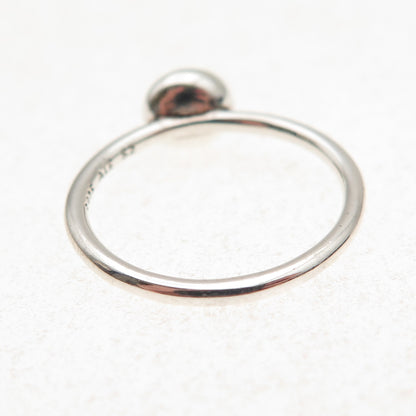 Pandora 925 Sterling Silver Clear Crystal Poetic Droplet Ring Size 6