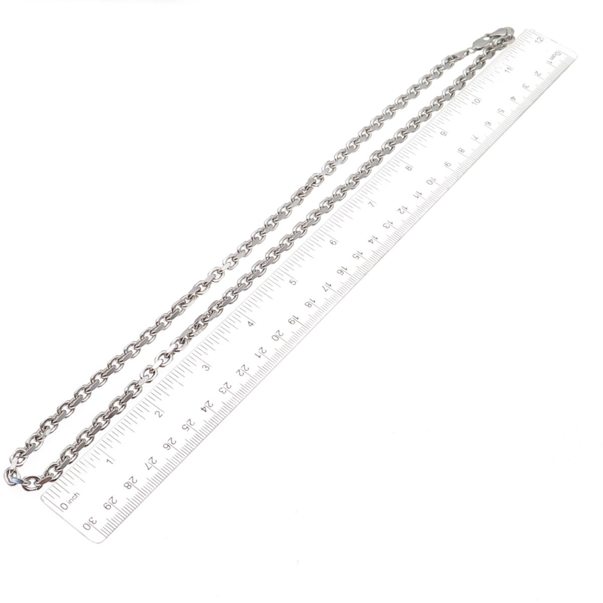Karizia Spa KA-1772 925 Sterling Silver Italy Cable Chain Necklace 24"