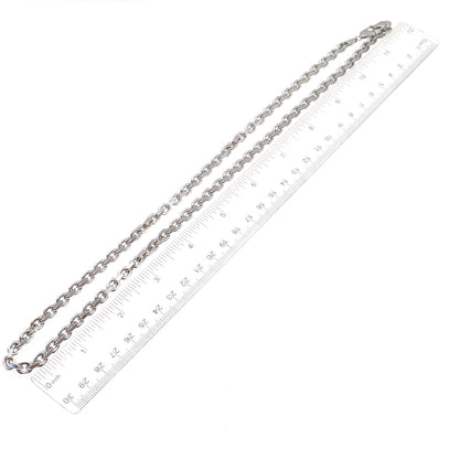 Karizia Spa KA-1772 925 Sterling Silver Italy Cable Chain Necklace 24"
