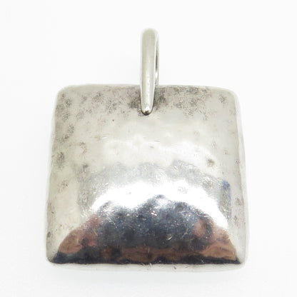 SILPADA 925 Sterling Silver Vintage Hammered Finish Modernist Pendant