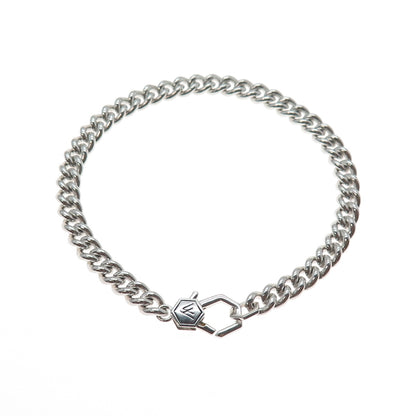 VY Jewelry 925 Sterling Silver Cuban Link Bracelet 7.75"