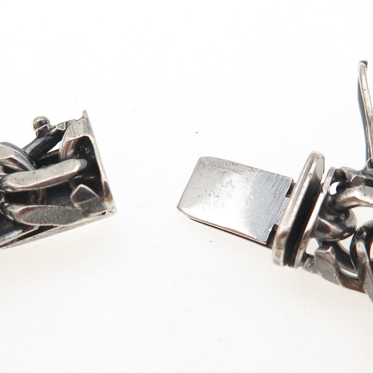 Friedrich Speidel 800 Silver Vintage Germany Bismark Link Bracelet 7.25"